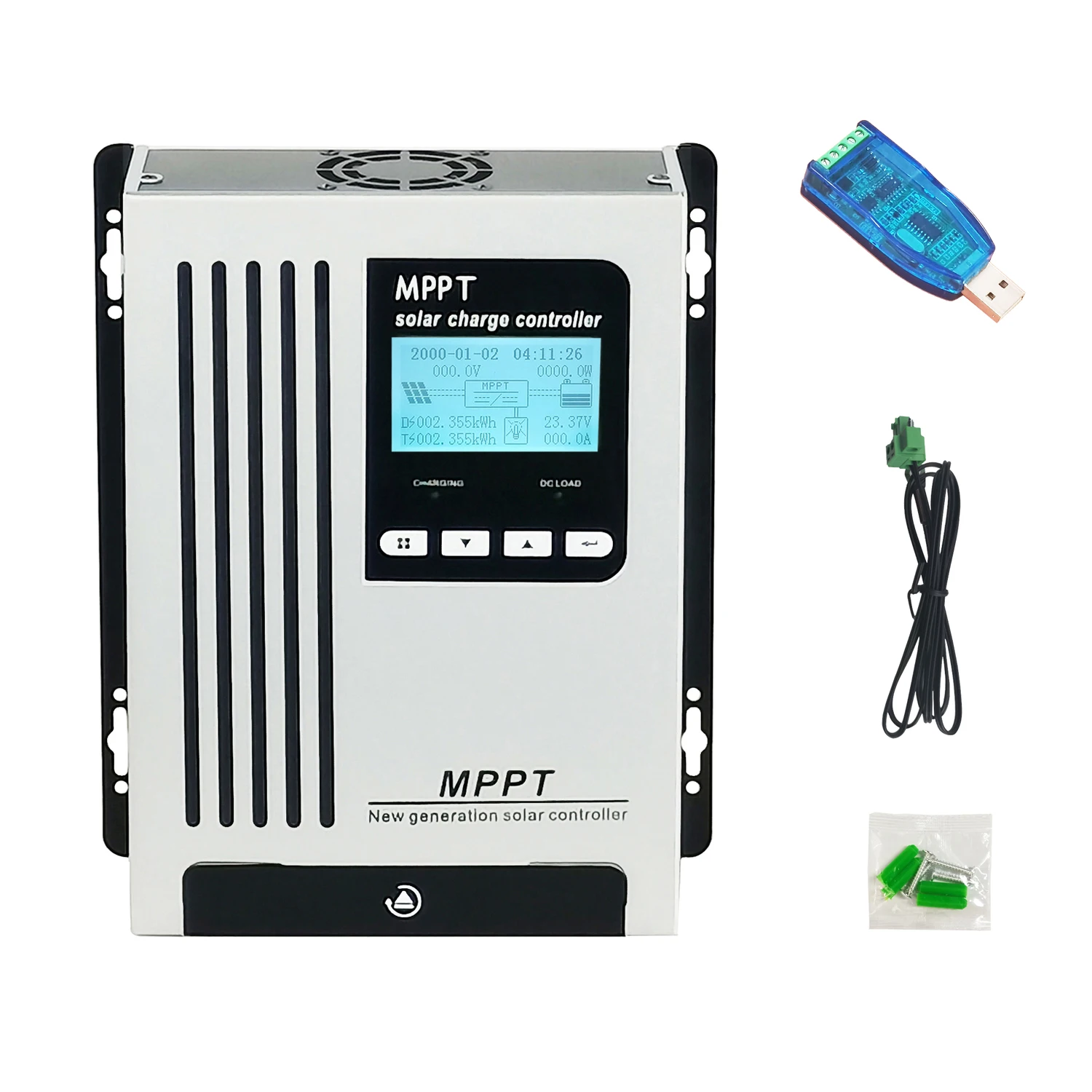 Intelligent Solar Charge Controller Rv Boat 12v 24v 36v 48v Auto Solar Controller WIFI Remote Monitoring
