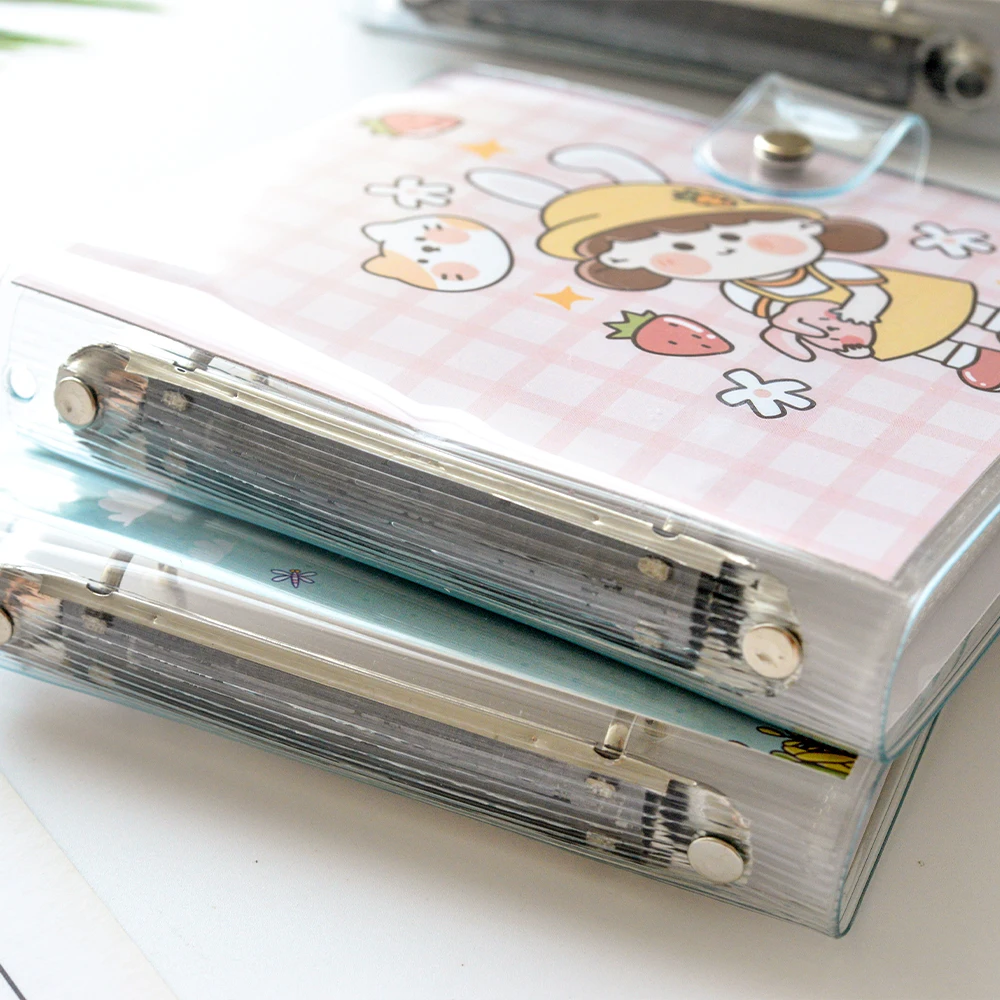 2 Hole loose-leaf binder photo album Transparent photo album for 3/5 inch picture