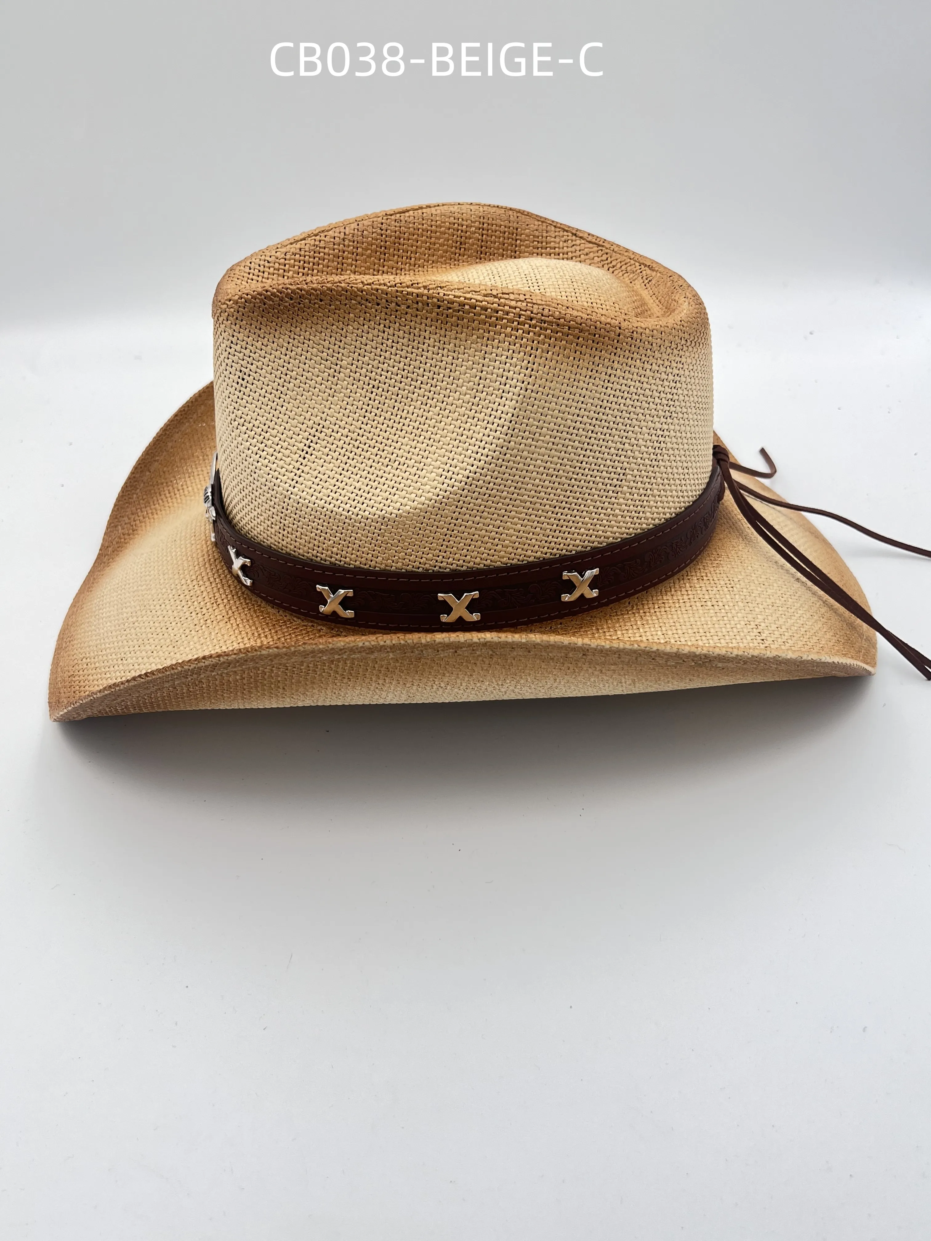 Newest Fashion New Style Bull Head Decoration Sunshade Hat Hollow Out Cowboy Hats Outside Tourism Outdoor Jazz Straw Hats