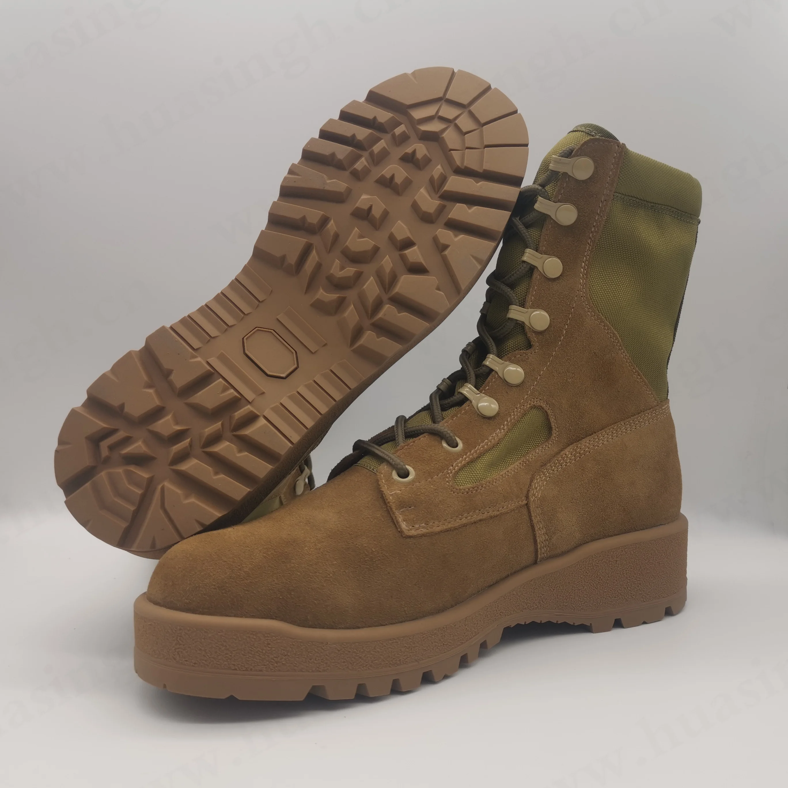 WCY,factory price dark coyote color cowhide winter combat boots mountain hybrid training belleville 8 inch tactical boots HSM056