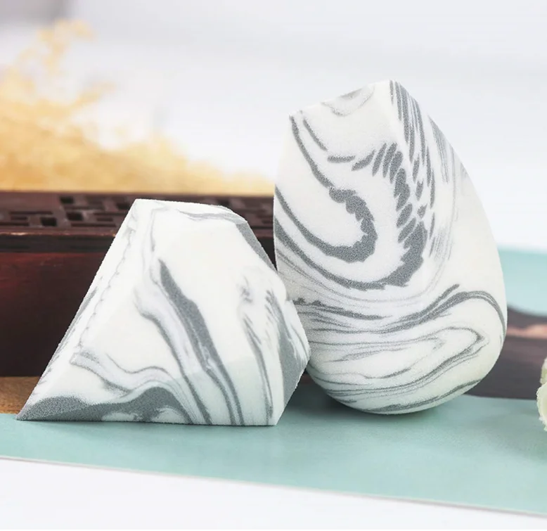 Super Soft Different Shapes Beveled Makeup Egg Set Dry Wet Dual-use Beauty Sponge  Makeup Blender for Liquid Foundations