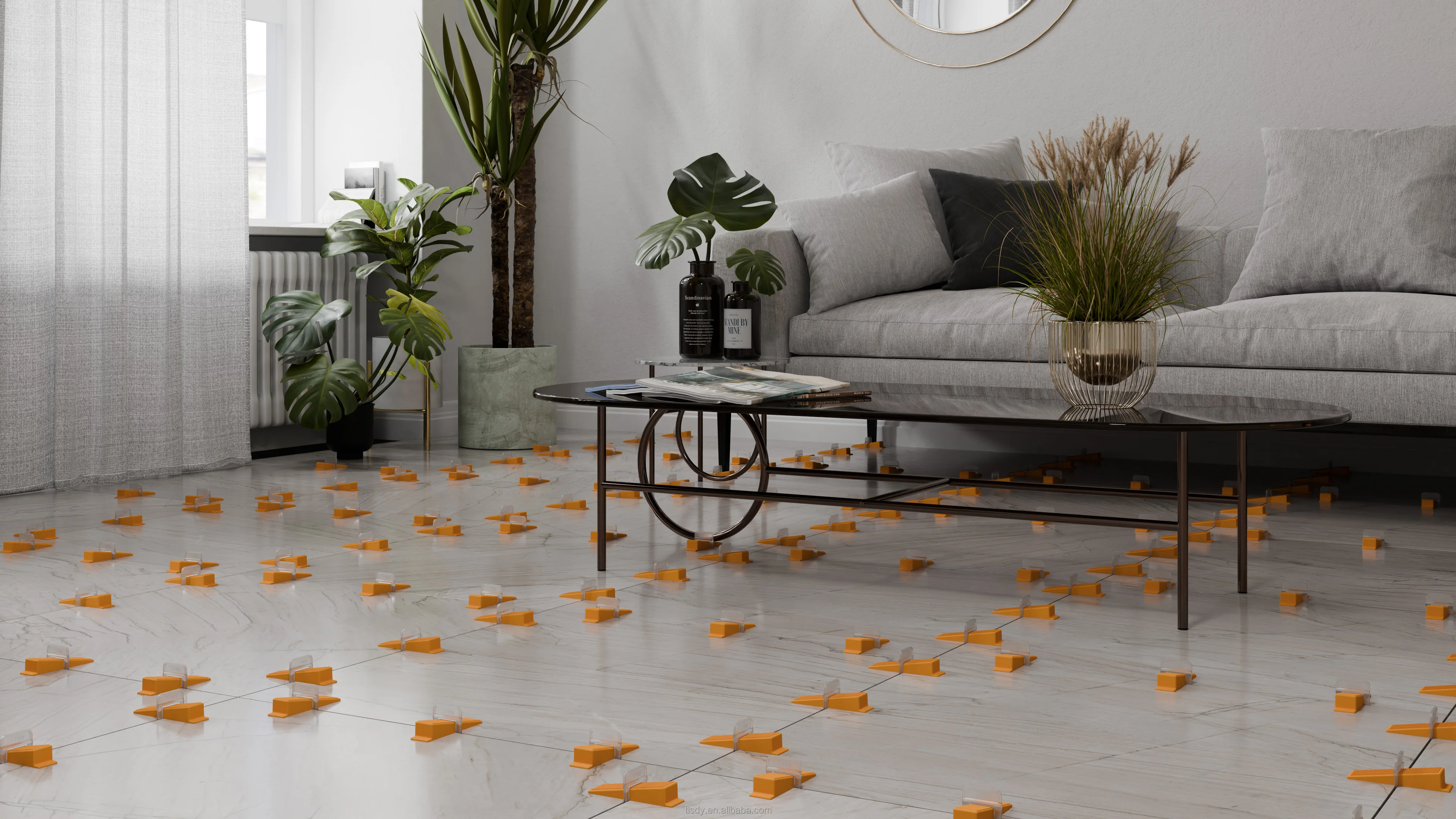 3mm tile clip suitable for 3mm to 12mm tile thickness