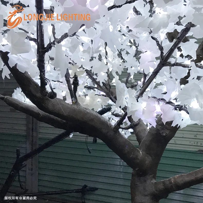 H:300CM 2544 Leds Outdoor led garden lights luminous holiday decorative maple tree LED light peach tree cherry tree