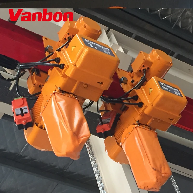 Factory directly electric lift motor 500kg chain hoist with hook for lifting material