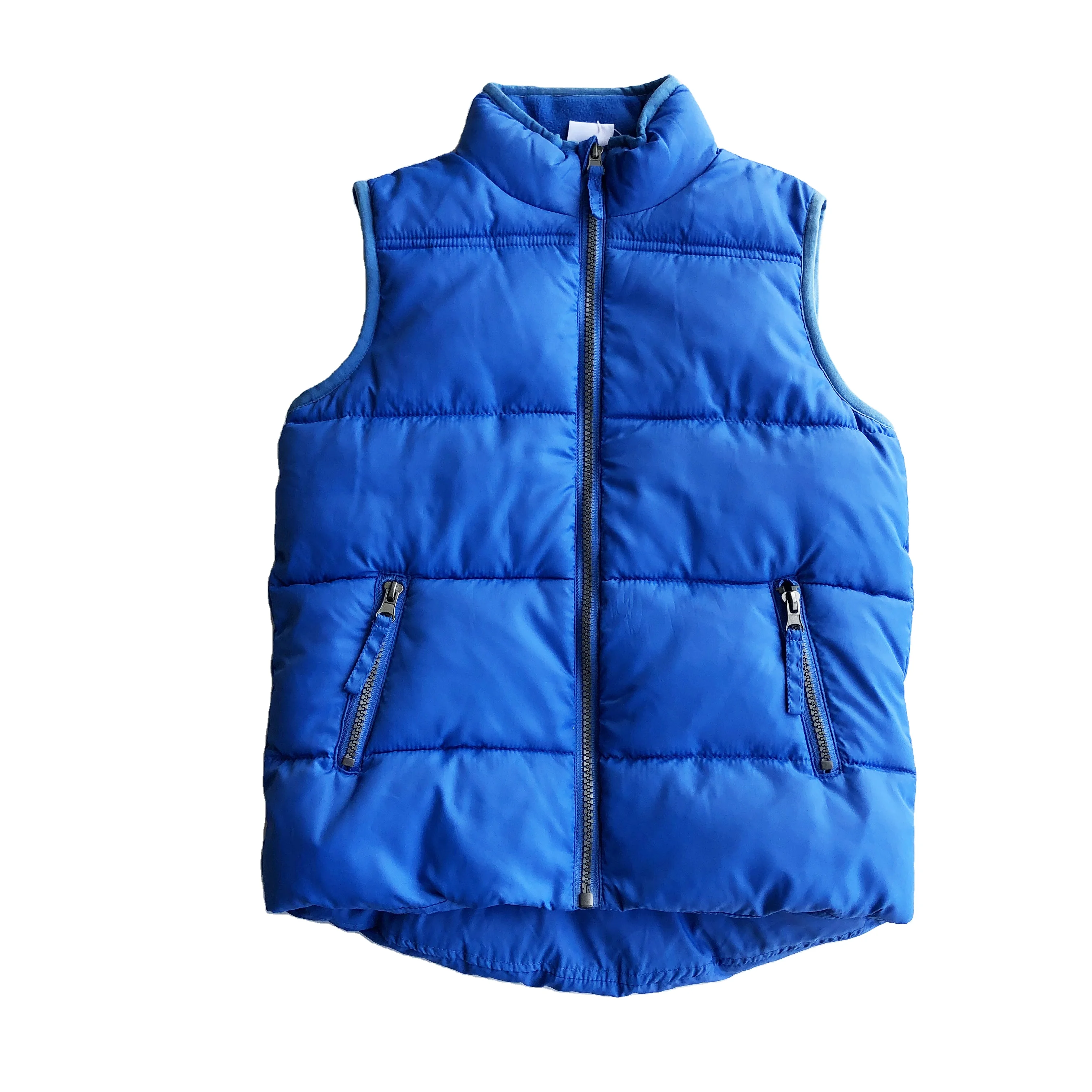 
Wholesale Customized Good Quality hot product boys padding vest children vest boy casual vest 