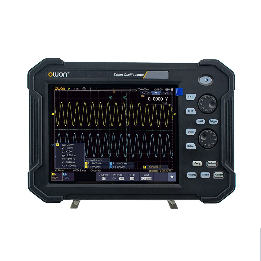 OWON TAO3 Thousand Series 2 Channel  8/14 Bit Tablet Oscilloscope Multi-touch Screen Digital Tablet Oscilloscope.