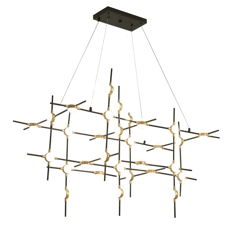 Manufacturers wholesale Nordic industrial style personalized metal chandelier