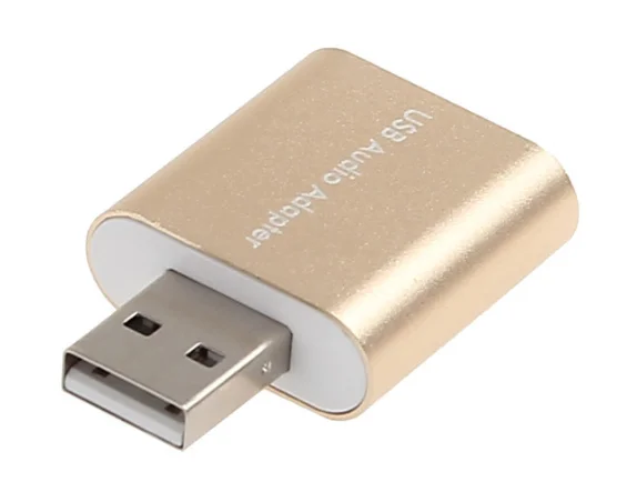 HS100B Высокая микросхема USB 2 0 7 1 канал 3D Виртуальная Аудио Звуковая карта адаптер для