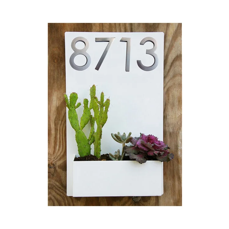 China Manufacturer High Quality Competitive Price Metal Model Outdoor Addresses Numbers For House