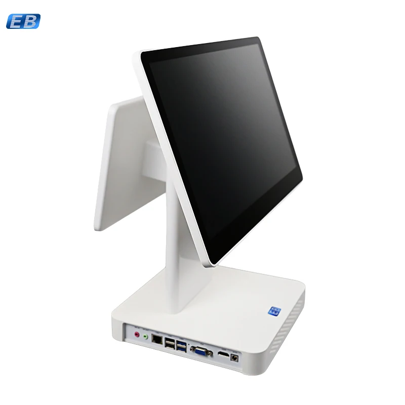 PT-2323W-2 портативная профессиональная POS-машина с двойными экранами Full HD дисплеев Wi-Fi и Ethernet мульти-порты