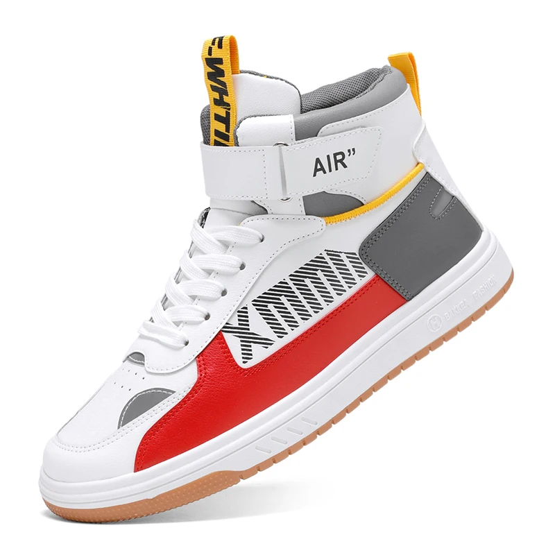 Autumn And Winter High Help Board Shoes Leisure Reflective Sports Shoes Street Tide Shoes