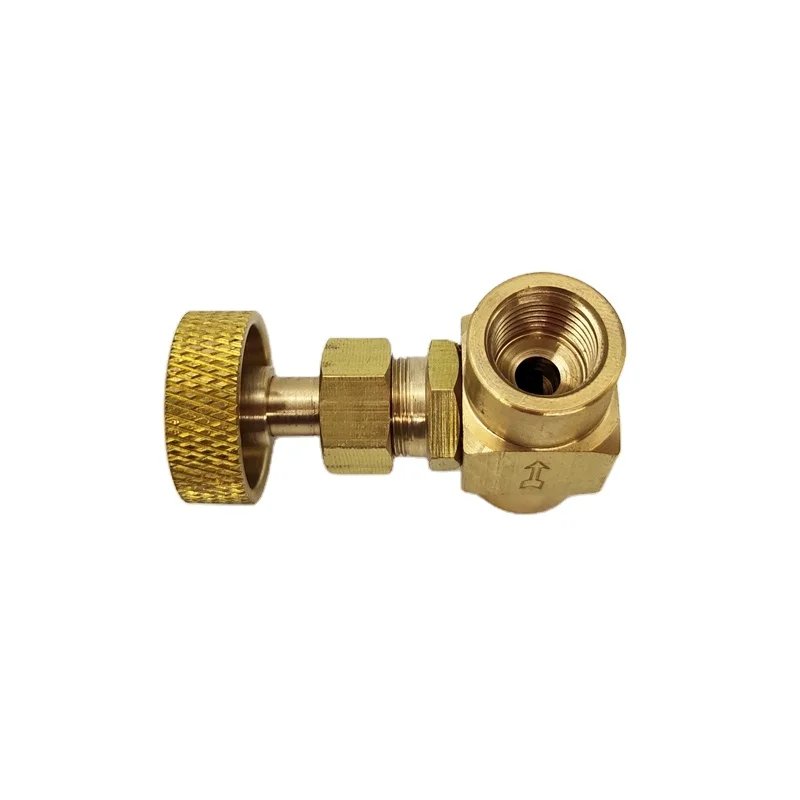 
High pressure female brass needle valves brass valve 1/4