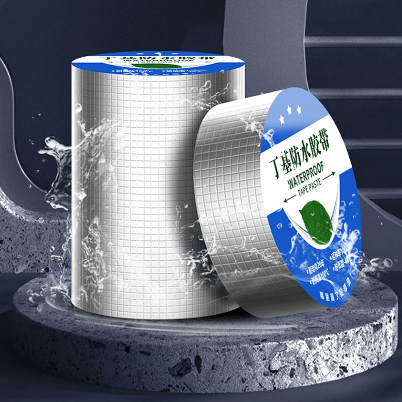 Factory Direct Sale Butyl Strong Waterproof Leak-proof Aluminum Foil Insulation Antifreeze Thickened Tape Wholesale