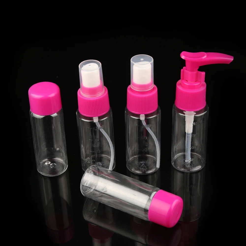 
Travel bottle set cosmetic plastic bottle travel kit set 