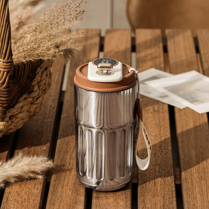Led Temperature Thermos Flask Smart Water Bottle with Temperature Sensor Control Display