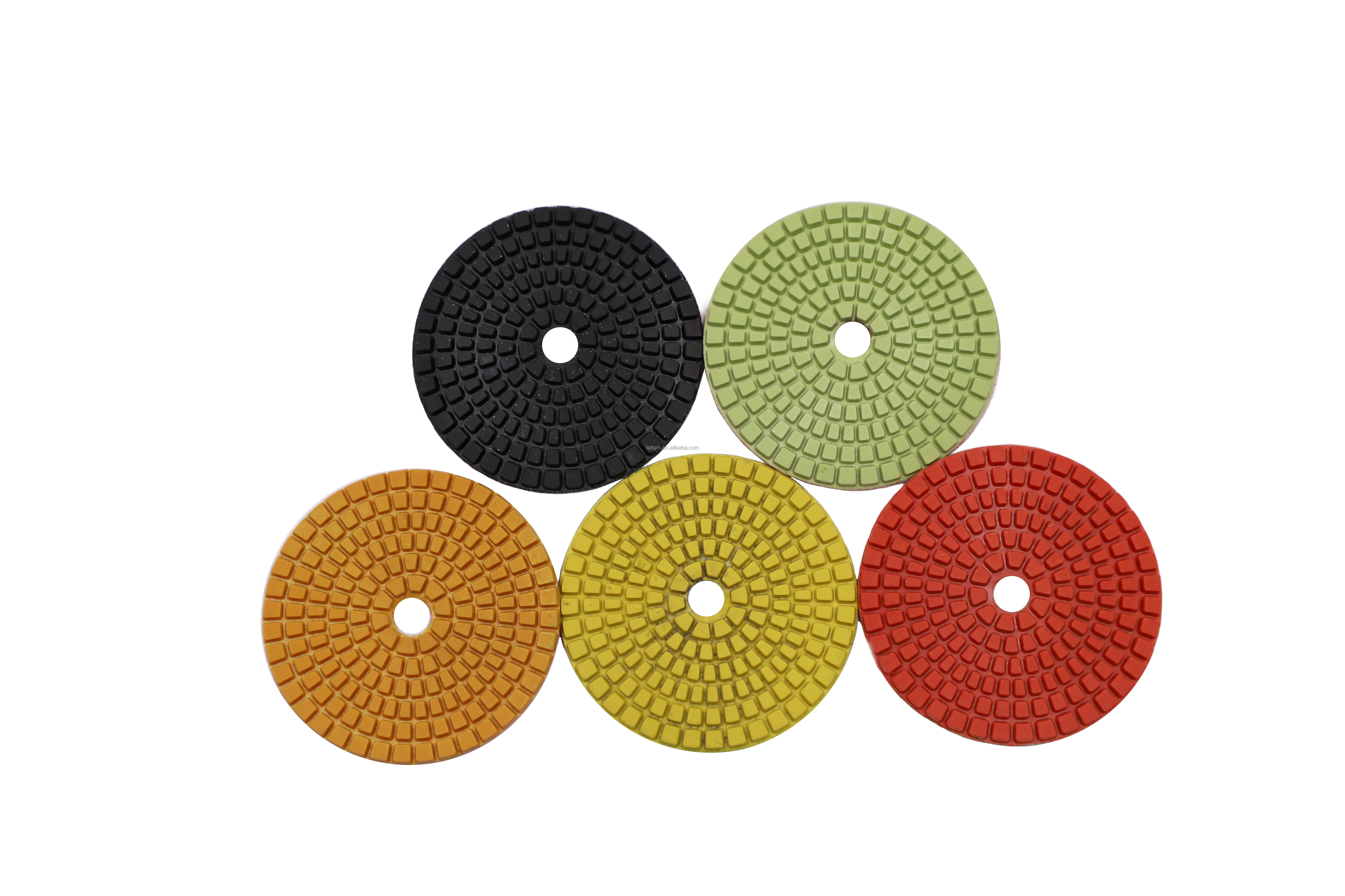 Factory direct sale 4inch 100mm Diamond Marble Polishing Pads For Granite Stone grit 30-5000