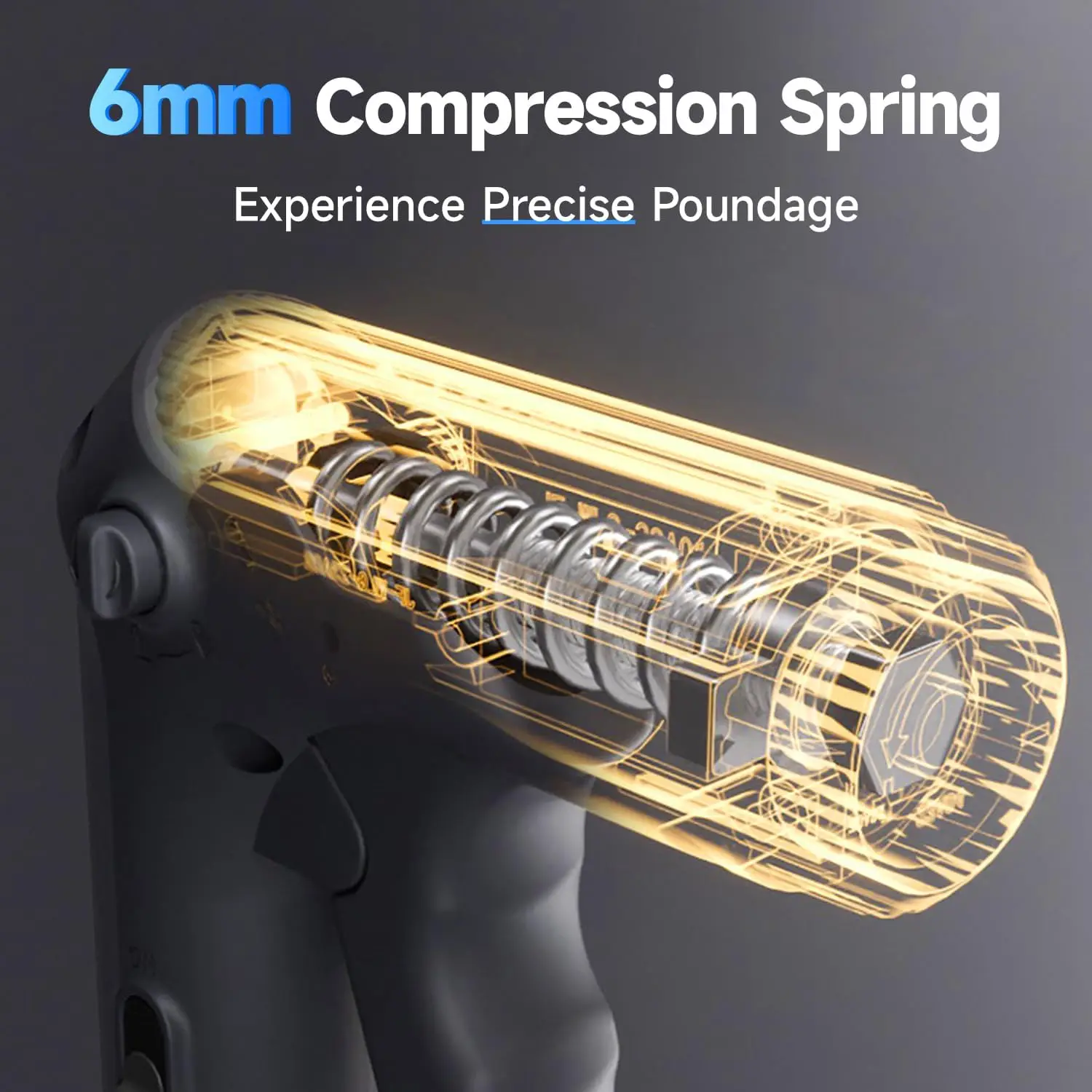 Heavy Duty Metal Gym Arm Muscle Trainer Exercise Soft Adjustable Resistance Grip Forearm Hand Grips Strengthener