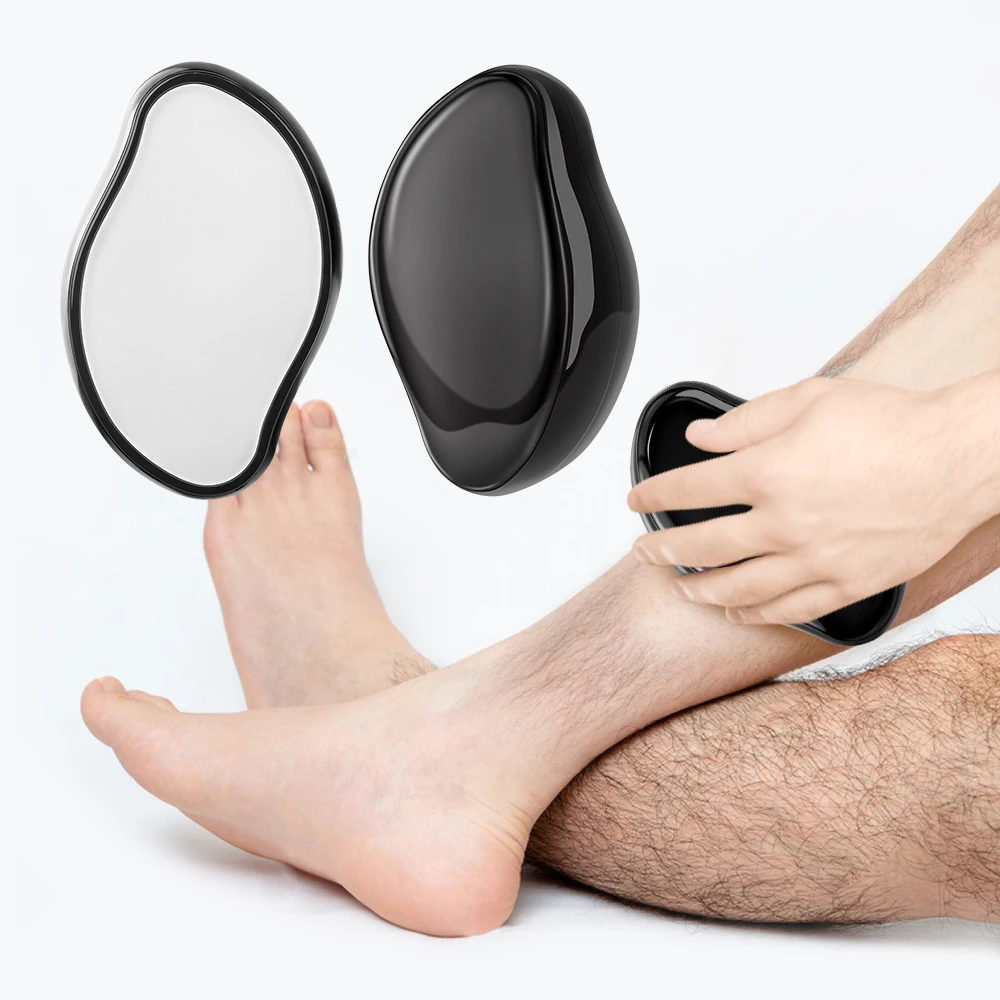 Для домашнего использования мини нано не вызывает болезненных ощущений портативный женщины и мужчины ластик корпус кристально чистый физической Эпилятор камень устройства с украшением в виде кристаллов для удаления волос