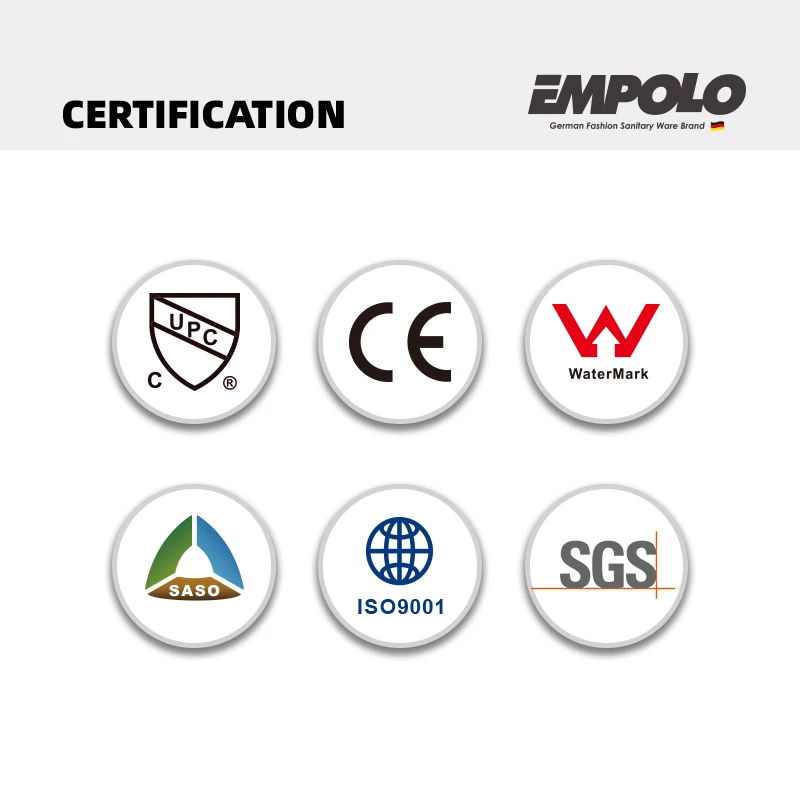 Empolo Wall Mount Shower Faucets Mixers High Quality gun metal Shower Faucet Set Rain Brass Shower Set