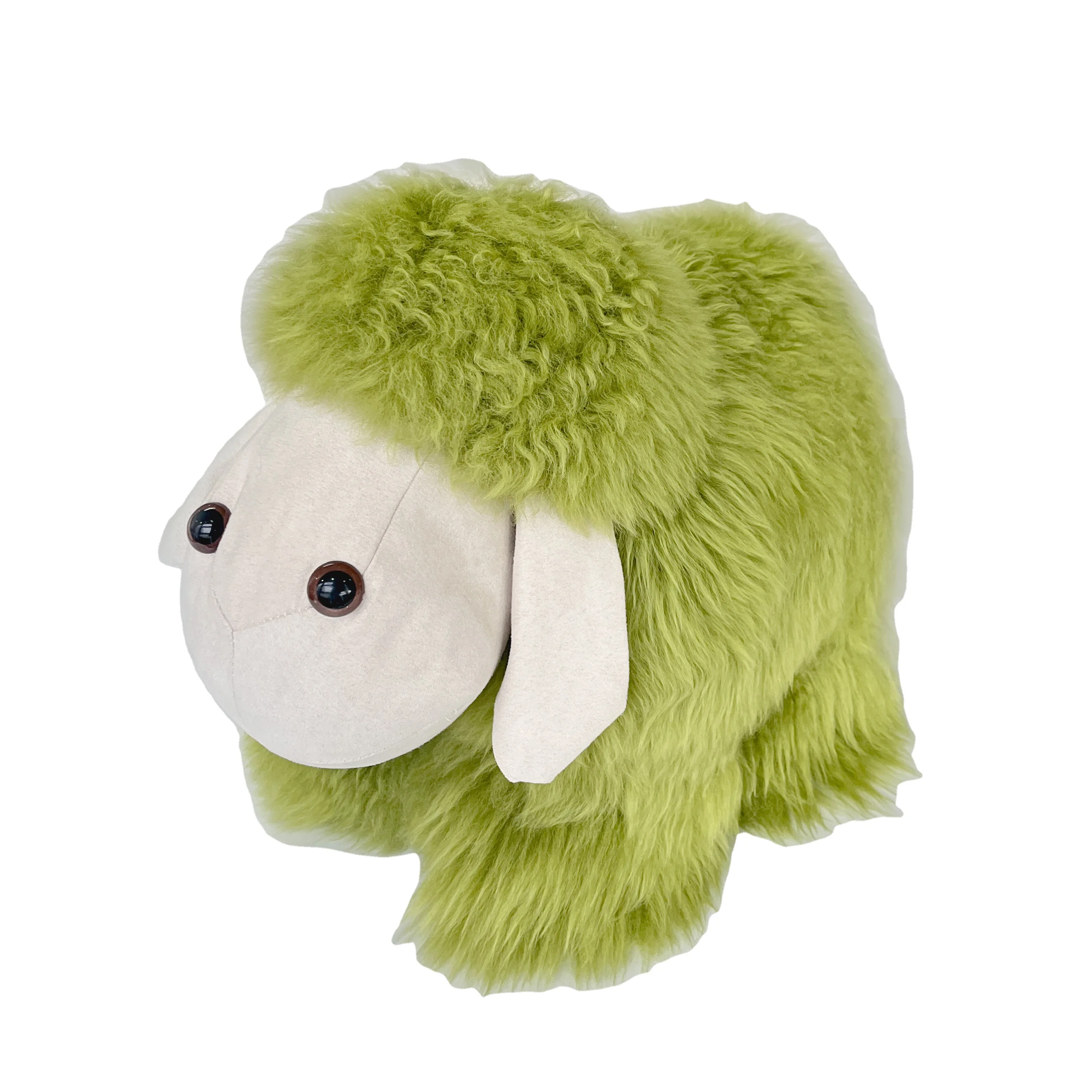 New Creative Teddy Bear Toys Children Sheepskin Fur Simulation Sheep Doll Kids Sheep Shape Wool Stuffed Toy Animals