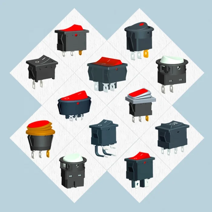 Wintai-Tech Double Pole Double Throw Rocker Switch Single Rocker Switch China Lighted 12V Switch Manufacturer