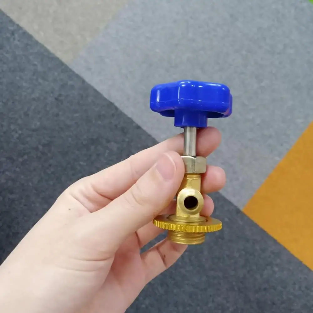 Ready To Ship CT-338 Can Gas Quick Open Valve Copper refrigerant Cylinder Can tap valve for gas
