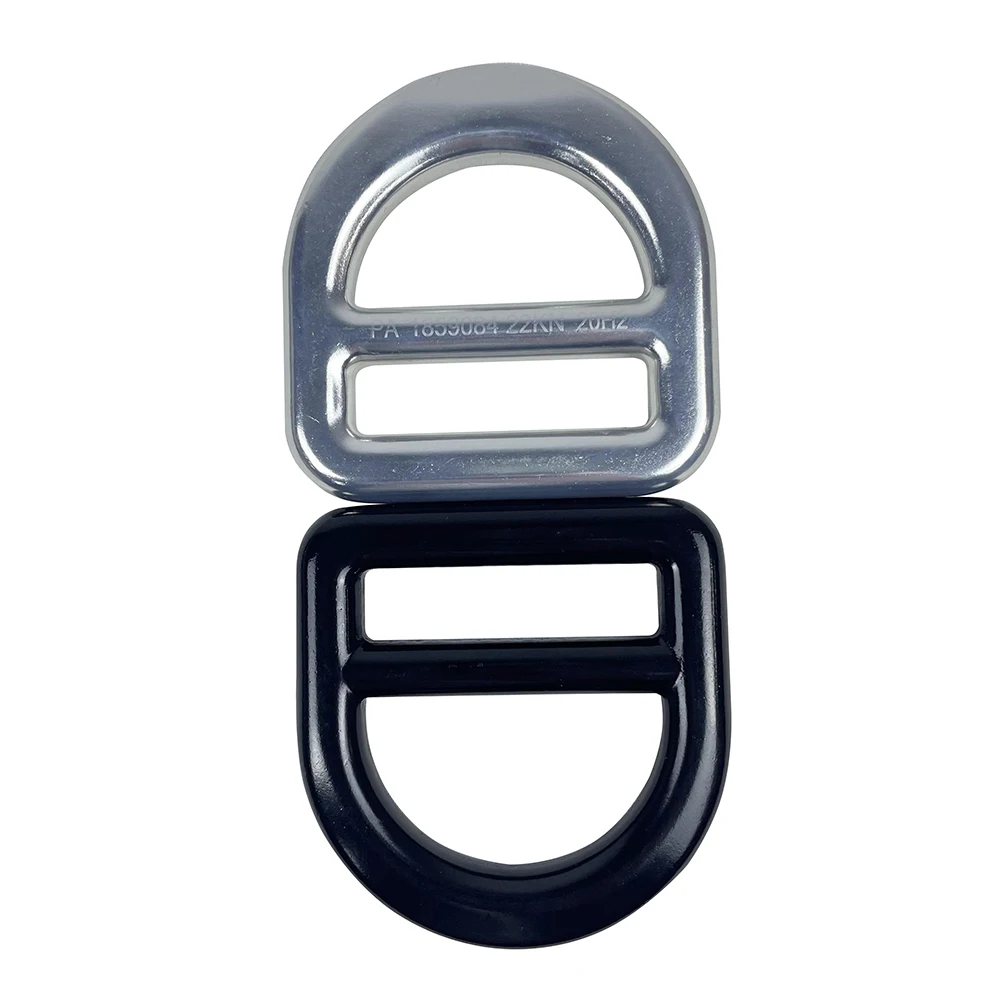 Manufacturer Custom Wholesale Aluminum 25kn Safe Split Small Metal Steel Snap D Ring