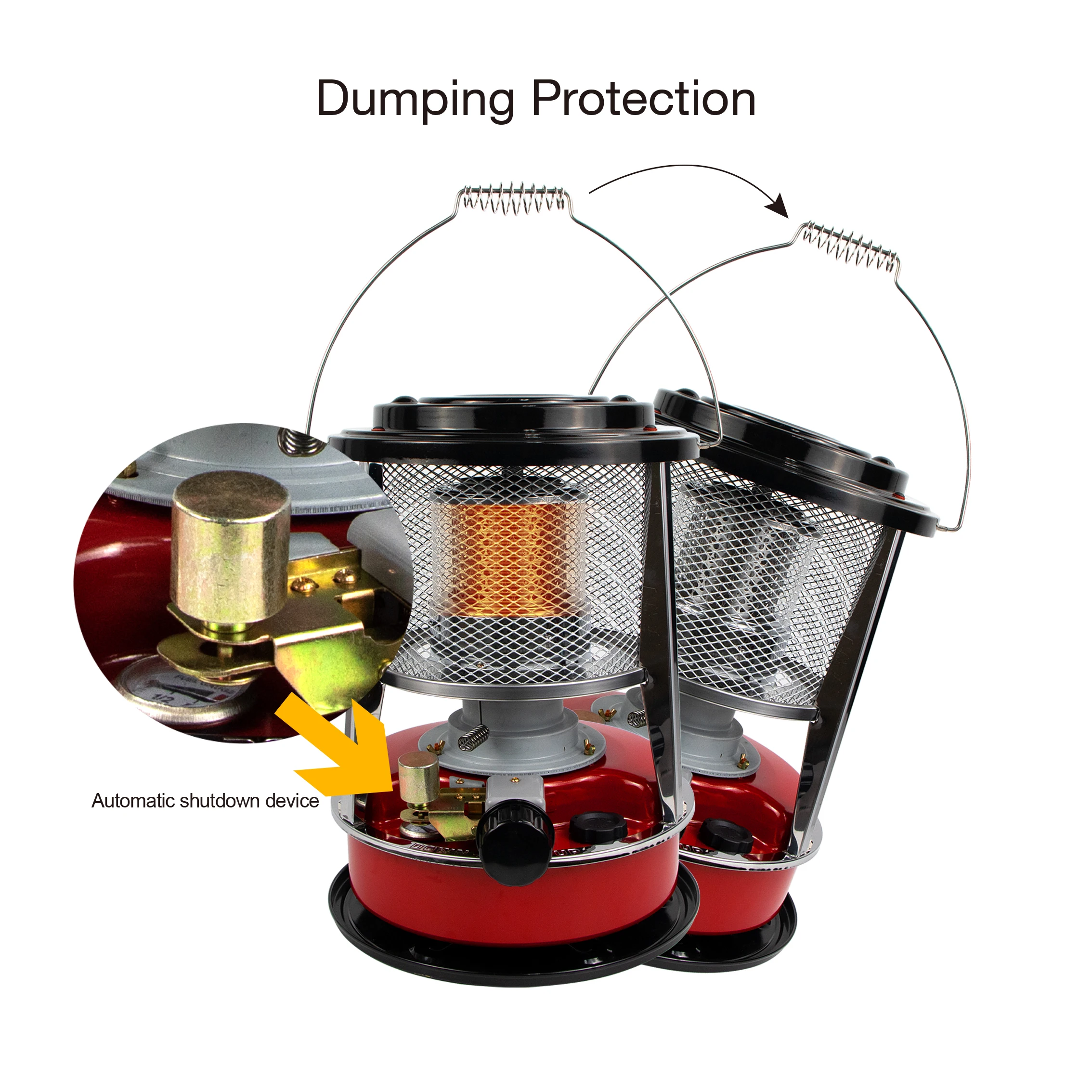 Cheap Reliable Quality and Exquisite Workmanship CE Factory Direct Sales 2500MY  Portable Kerosene Heaters