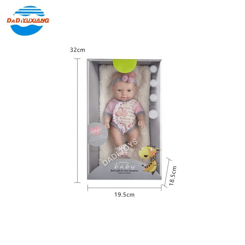 DADI OEM&ODM Best Selling 10INCH Vinyl Baby Doll Realistic Silicone Baby Doll