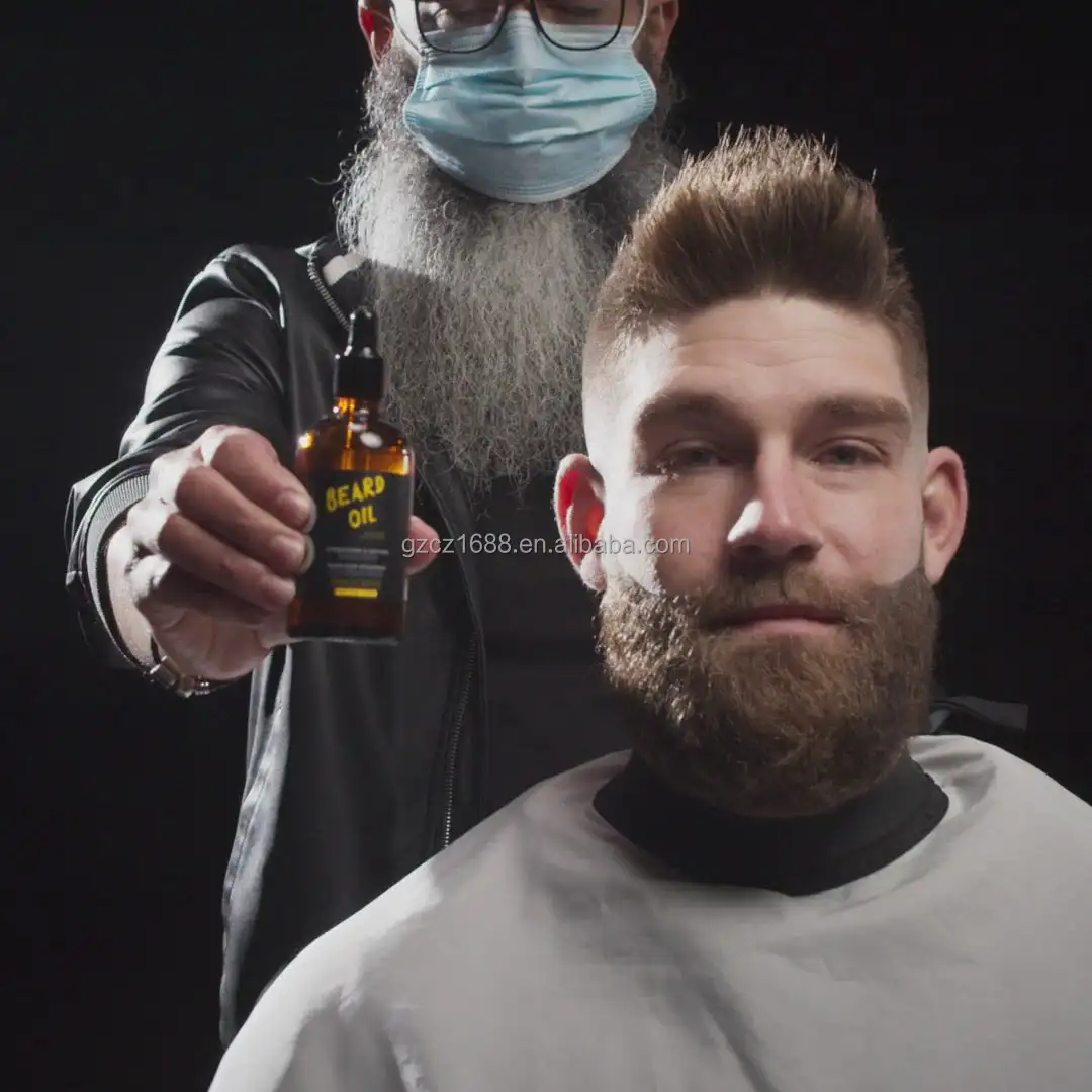 Professional supplier hot selling Facial Hair Beard oil With Biotin Caffeine private label men beard growth oil