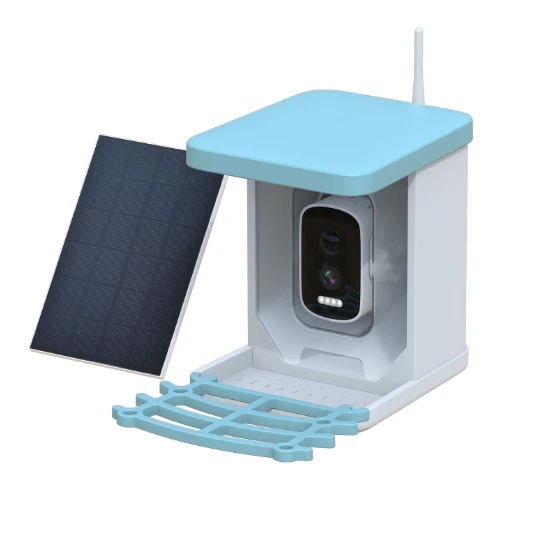 Intelligent AI-powered Automatic Bird Feeder Smart Camera IP65 Waterproof for Bird Watching & Feeding Pets