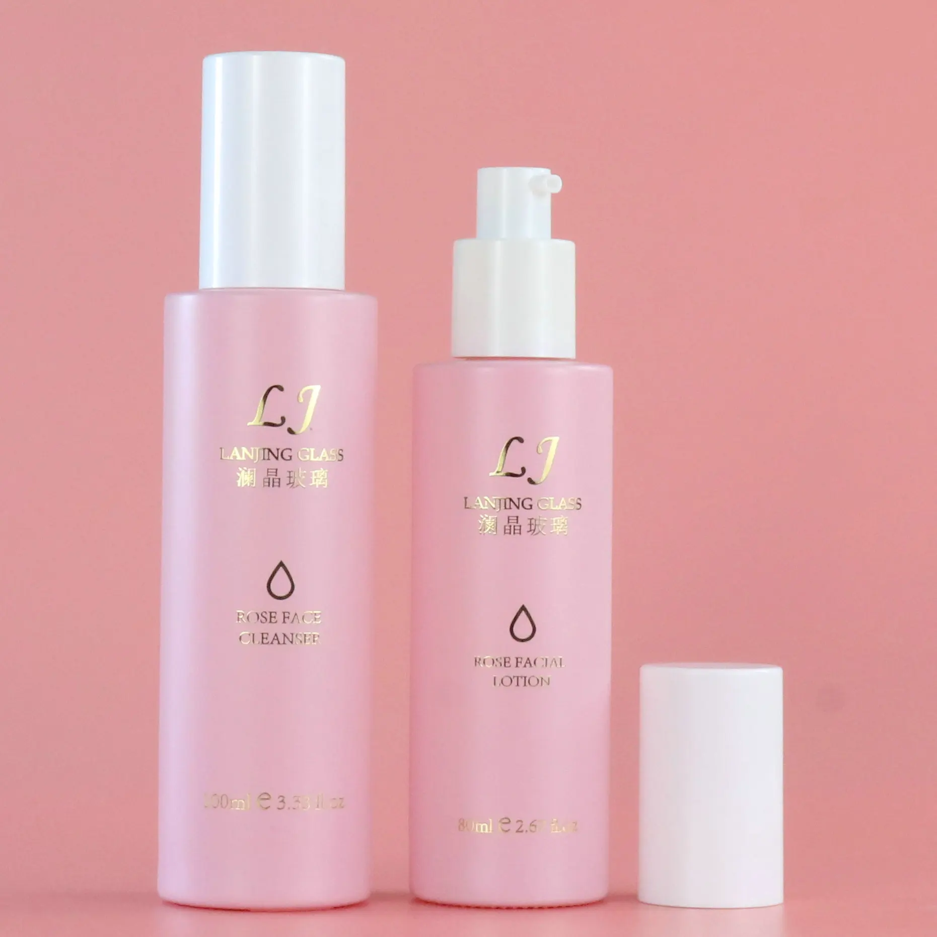 Fresh style Serum package Beauty Spray Glass bottle 30ml 120ml lotion pump Luxury Cosmetics skincare Packaging