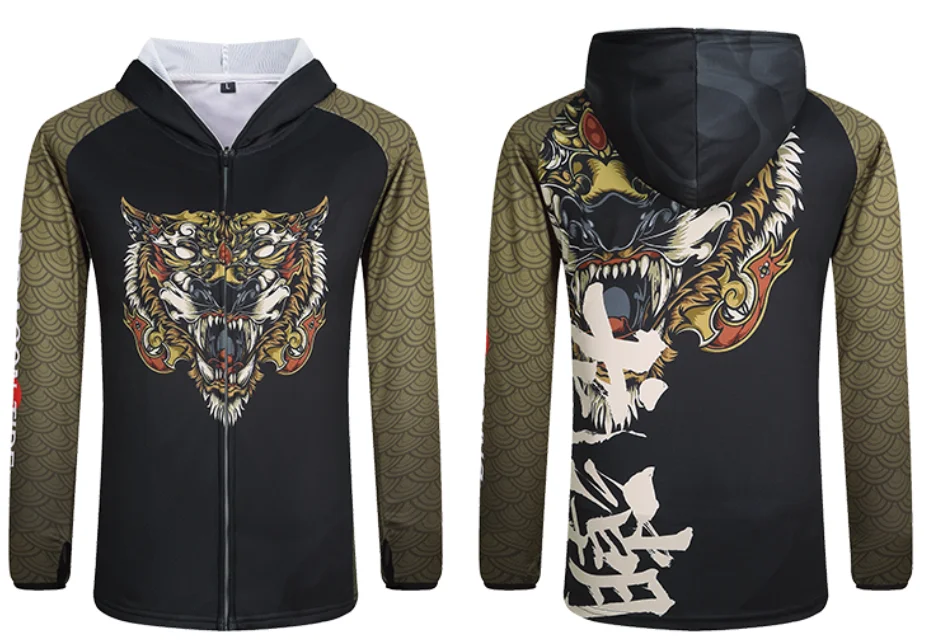 Outdoors Quick Dry Long Sleeve UV Protection SPF 50+ customized sublimated  fishing custom shirts/fish shirt