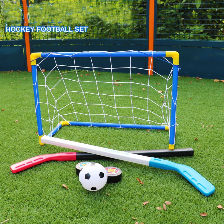 Custom 2 in1 Plastic Hockey and Football Game Set  Outdoor Toys and Games For Wholesale