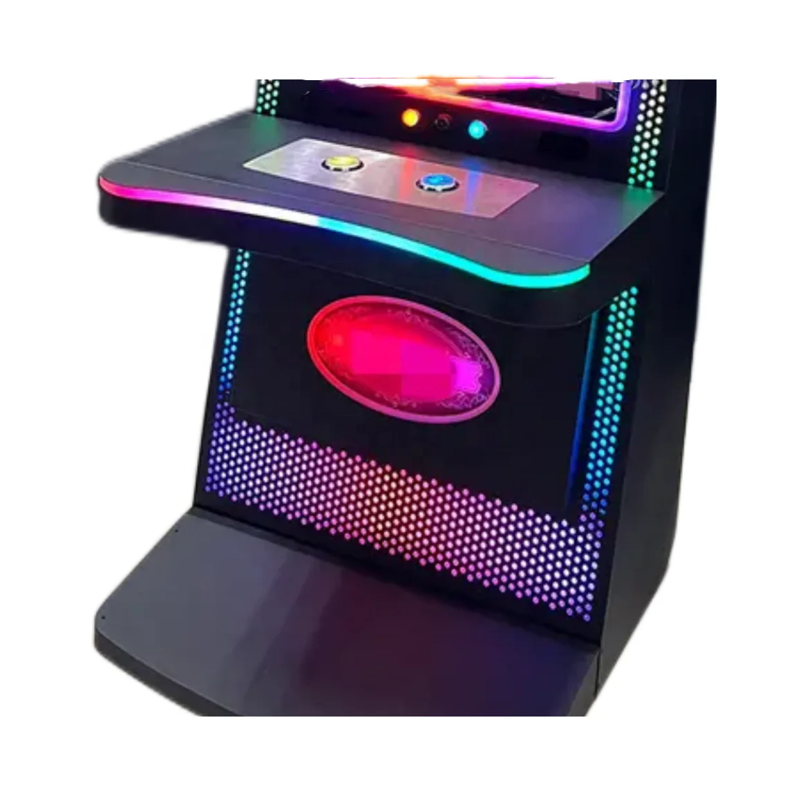 Miracle 43 inch Curved C type skill game machine with BV and printer small high quality game machine cabinet for sale