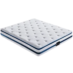 Bedroom Antimicrobial Happy Dream China Manufacture Doubl Pillowtop Knitted Bed Pocket Spring Mattress
