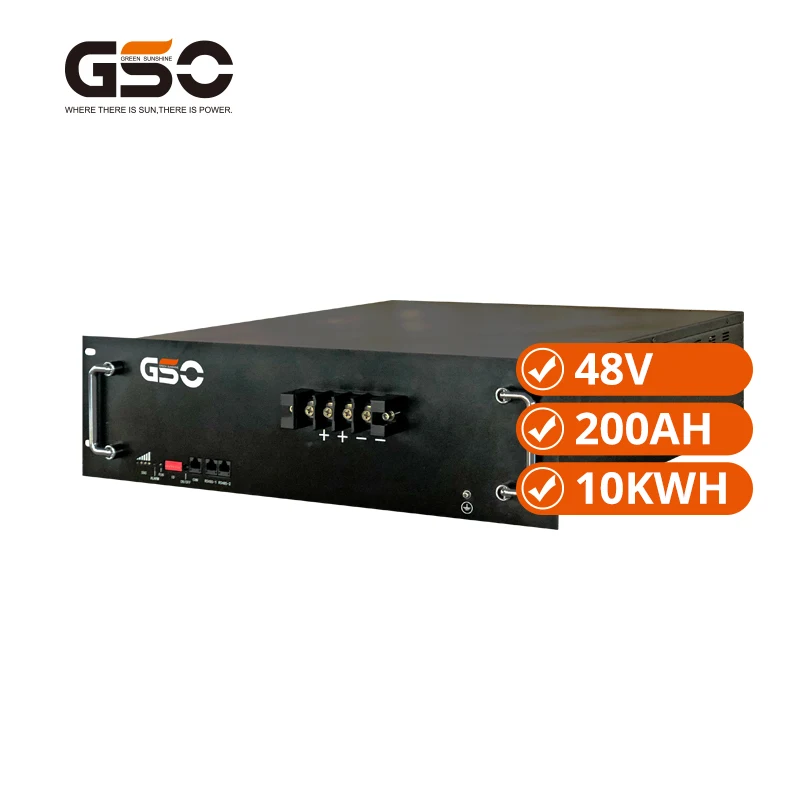 High Quality 48v 200ah Lifepo4 Rack Mount Lipo Battery Lithium Battery For Solar System