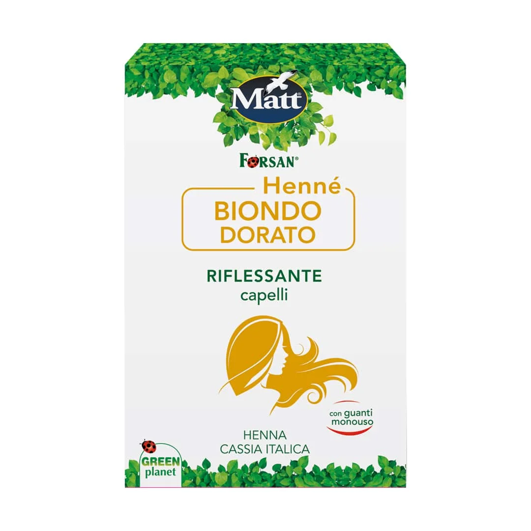 Careful Selection Herbal Hair Care Products Golden Blonde Henna Reflexifier Suitable For Vegans