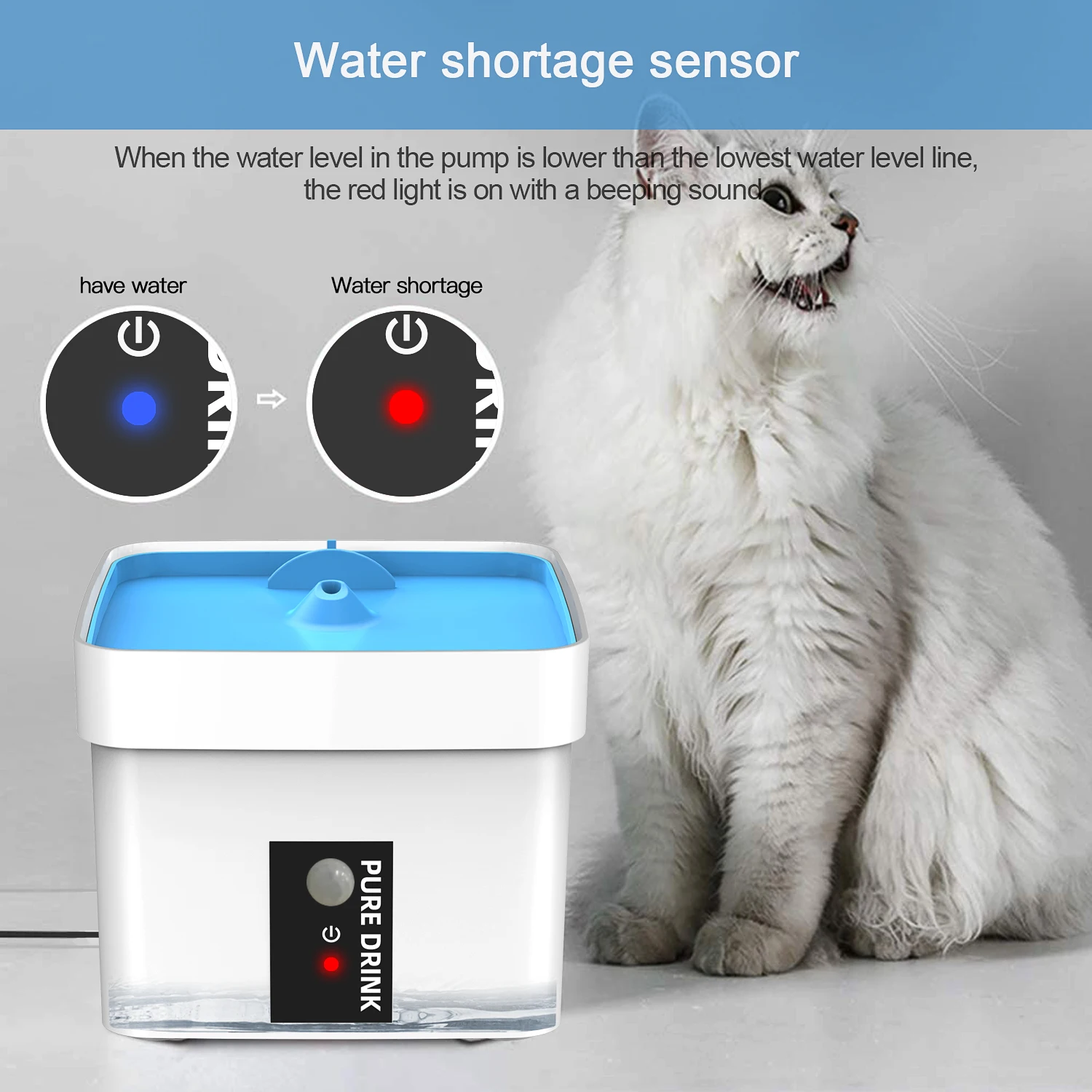 2021 New Hot Sale Smart Pet Drinker Dog Drinking Water Fountain Cat Water Dispenser For Large Pets Water Bottles