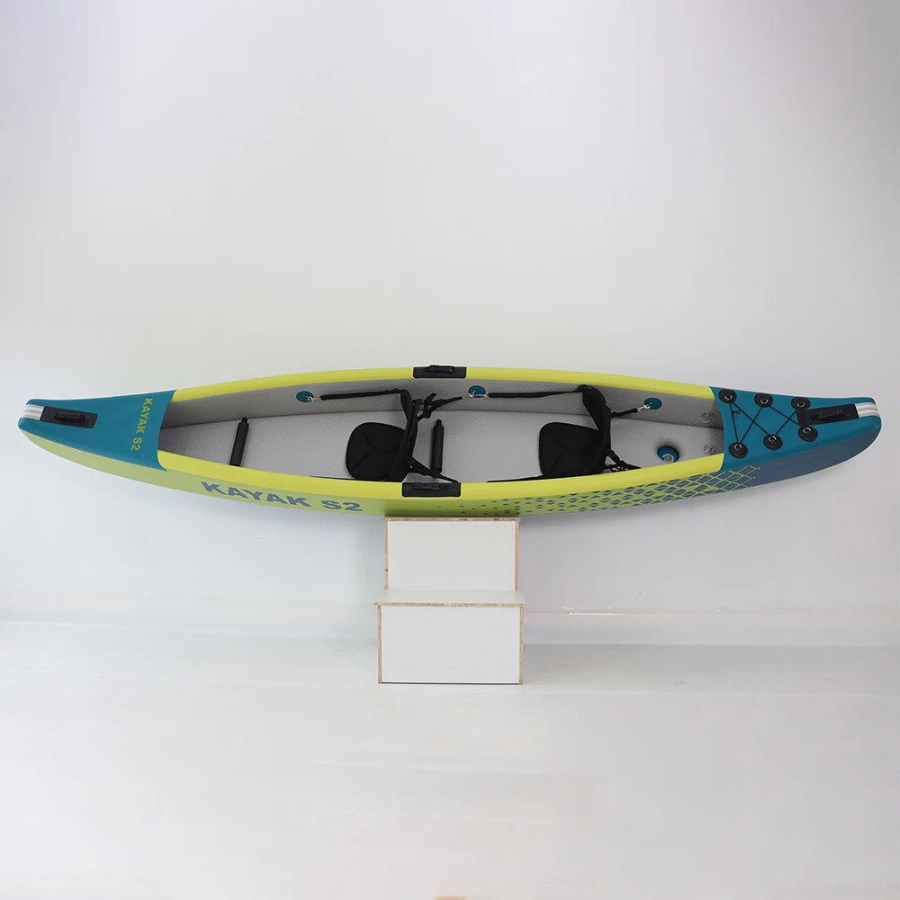 2seats Inflatable Boat Rives Gonfiabile Ocean Fishing  Air Canoe Inflatable Kayak