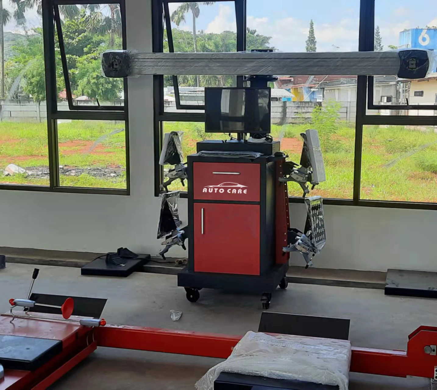 3D wheel alignment repair equipment with vehicle auto data software