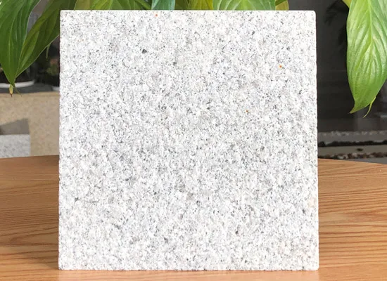 low price natural granule granite polished paving stone sesame white