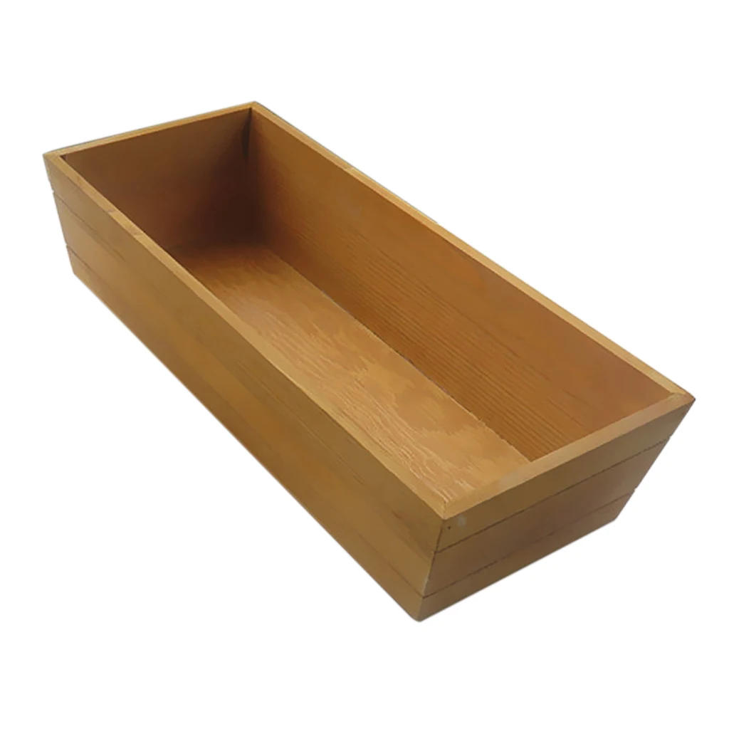 Hot sale Rustic Wooden Flower Succulent Planter Plant Box Garden Planter Trough Pot Size S/L