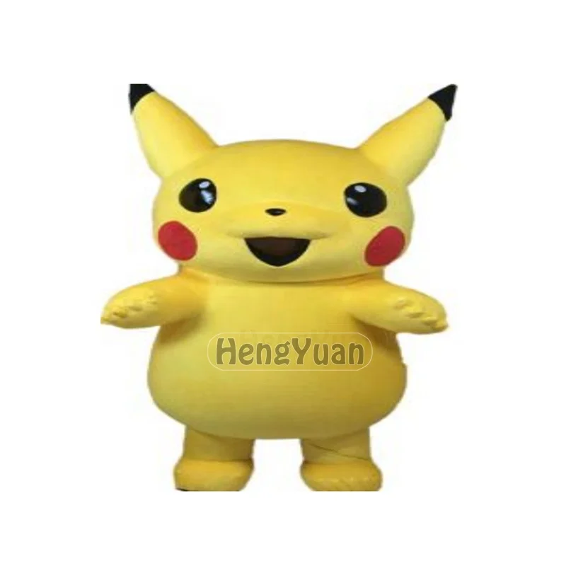 Wholesale Kawaii Cartoon Character Pikachu Mascot Costume Commercial Advertising used mascot costumes for adults