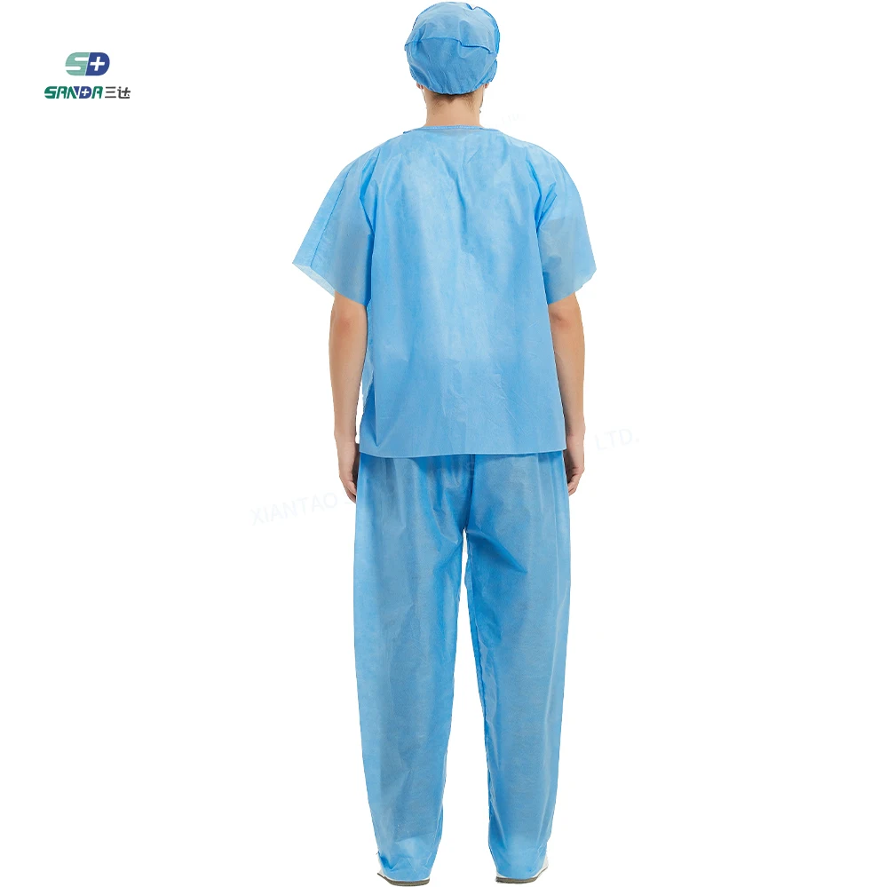 Factory Polyester Medical Suit Uniform Scrubs Medical Unisex Scrub Suit Uniforms for doctors and nurses