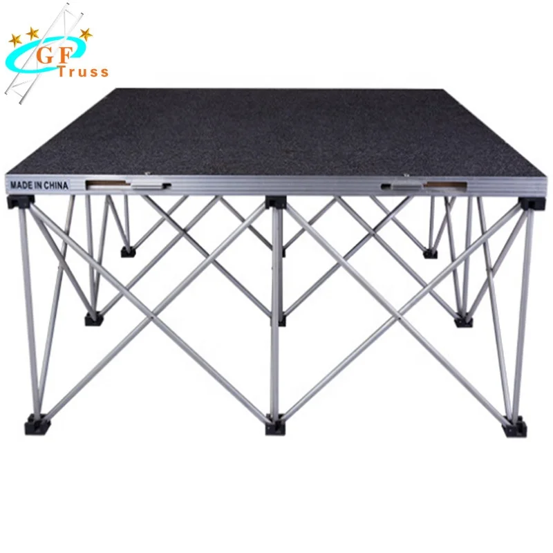 new portable GF aluminum stage deck for events mini stage platform from Chinese manufacturers