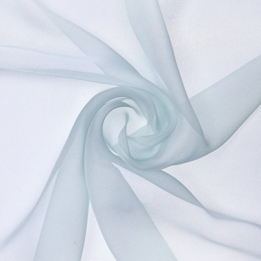 Fashiontex 30D dyed fabric 100% Polyester Lightweight soft chiffon fabric for summer dress scarf