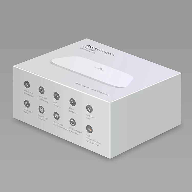 TUYA smart life Maxkin security system DIY self-monitoring remote control burglar smart home wifi gsm 4G alarm system