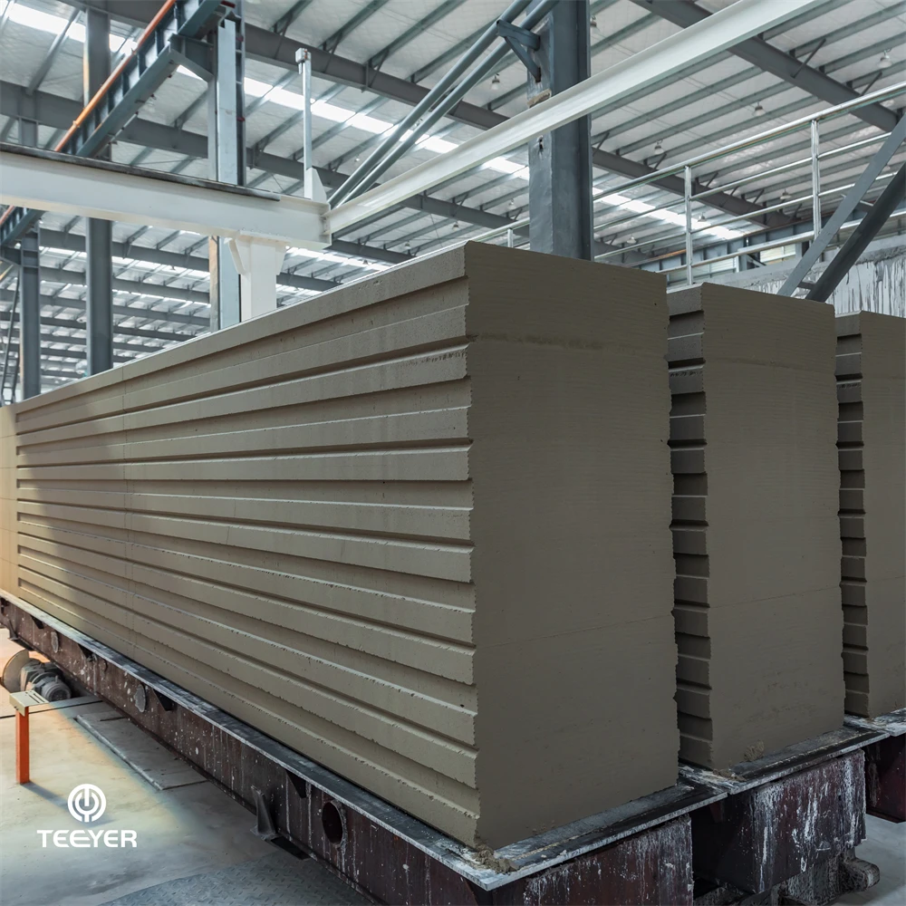 AAC block plant from China of 100000m3 annual production