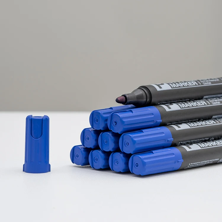Stromer Oem Manufacturer Black Green Red Blue Permanent Marker Pen For Drawing Industrial
